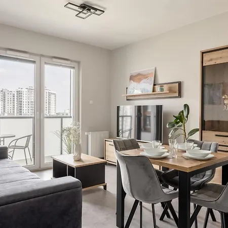 公寓 Lily - Amber Expo And Stadium & Parking 格但斯克